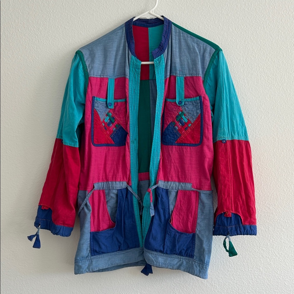 Bundle 90s Vintage Retro Patchwork 2 Jacket Bundle - image 3